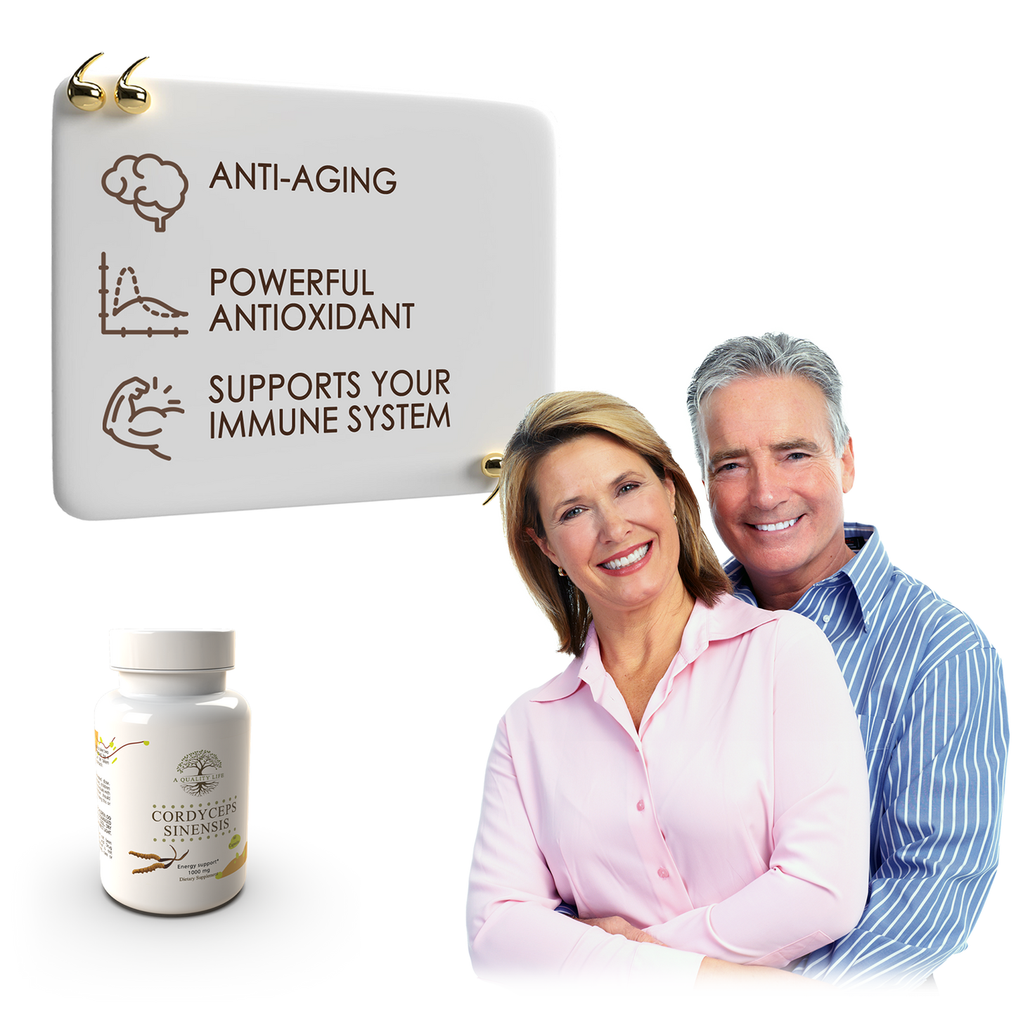 Organic Cordyceps Mushroom Capsules Lab Verified