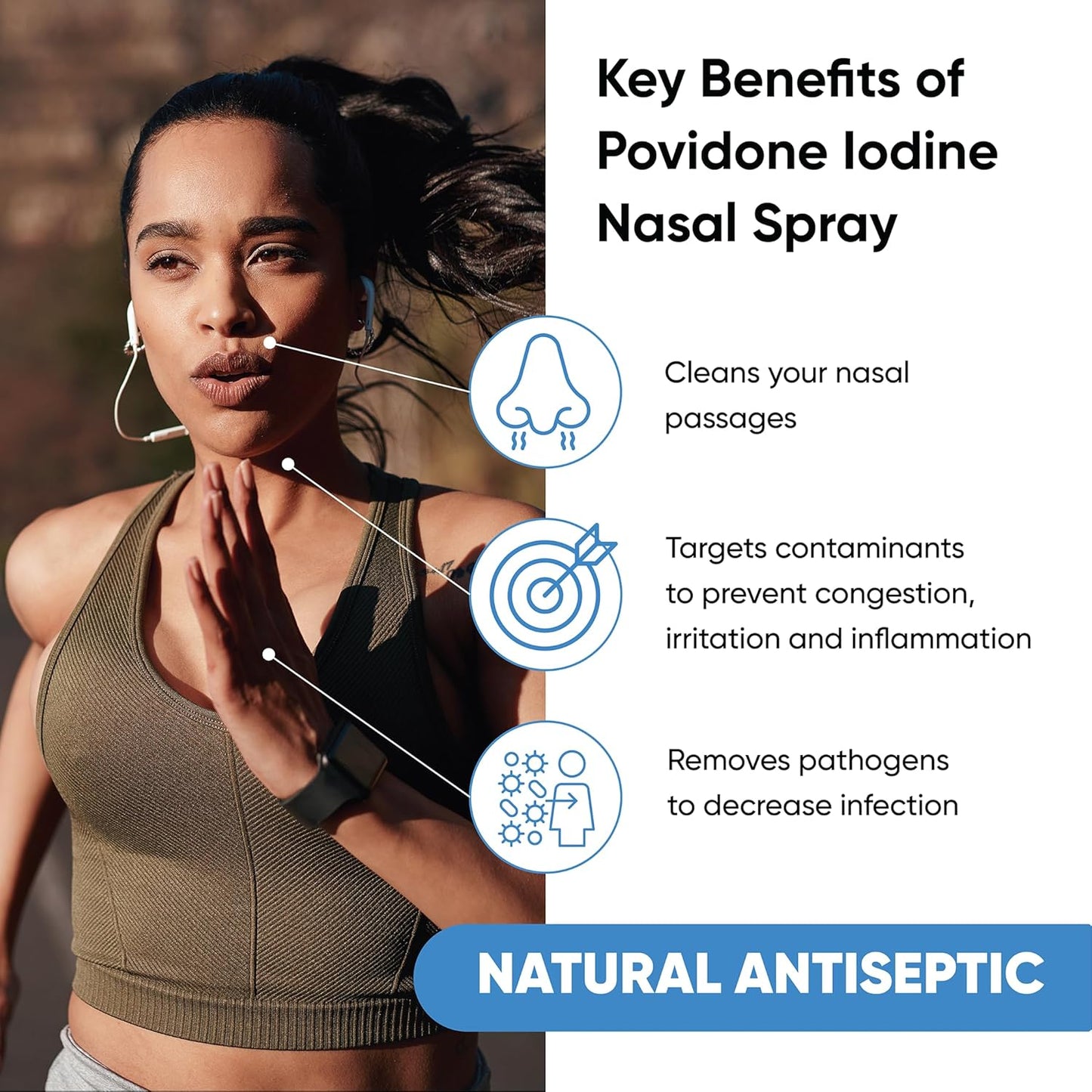 Viraldine 1.5% Antiviral Povidone Iodine Nasal Spray