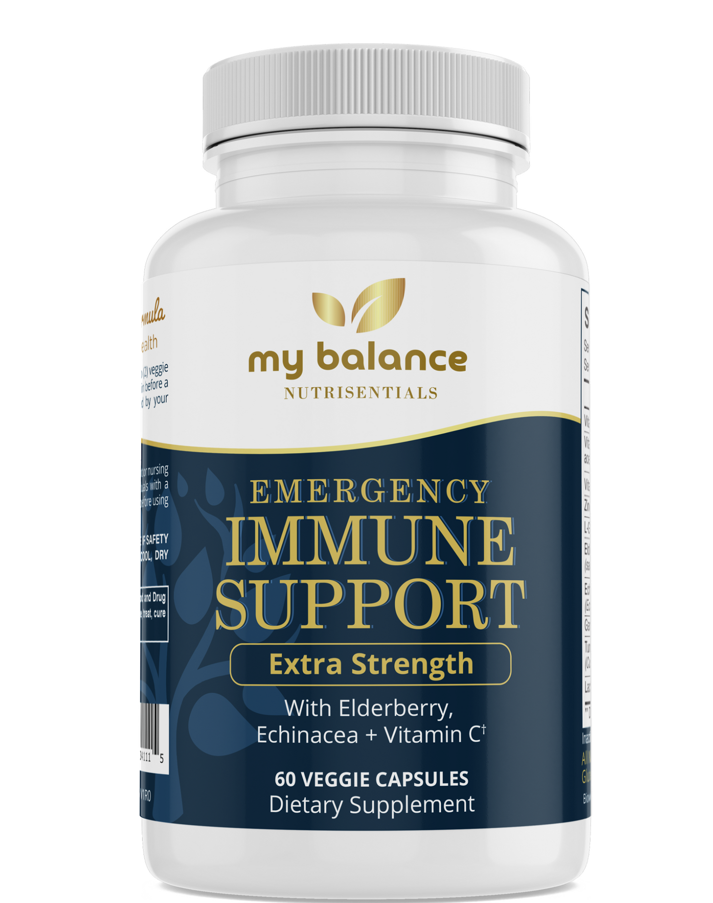 Immune Support With Elderberry, Vitamin C and Zinc