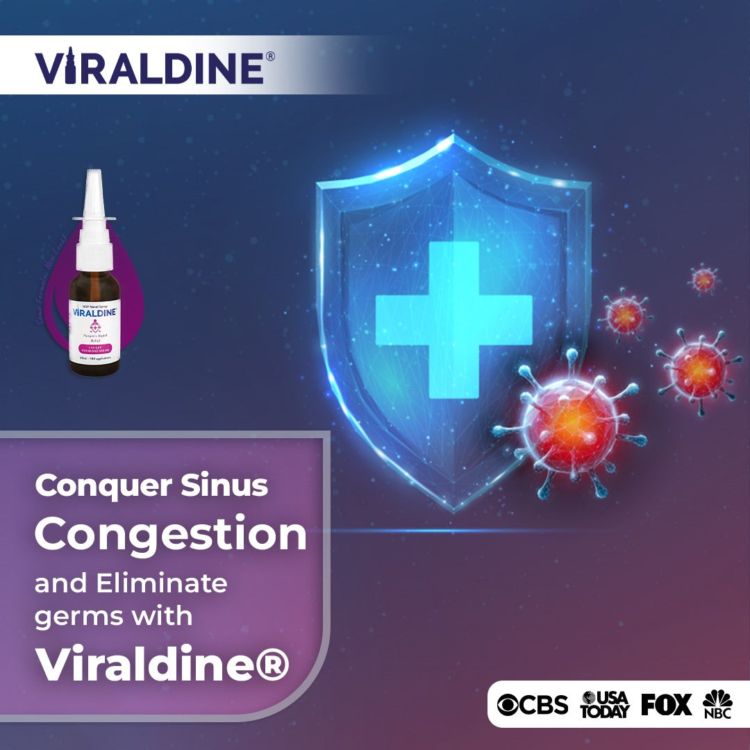 Conquer Sinus Congestion and Elinate germs with Viraldline
