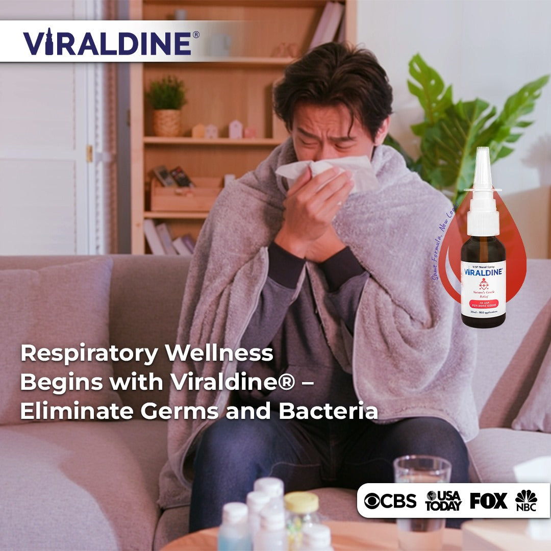 Viraldine - Respiratory Wellness Begins with Viraldine - Eliminate germs and Bacteria