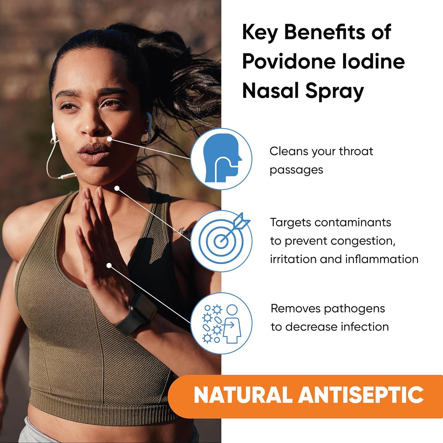 Viraldine 1.5% Antiviral Povidone Iodine Throat Spray-Viraldine