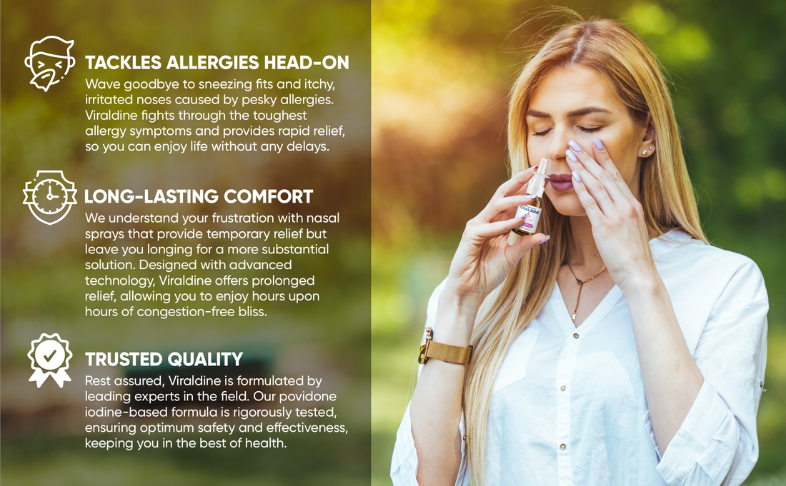 Benefits Of Using Iodine Nasal Spray From Viraldine-Viraldine