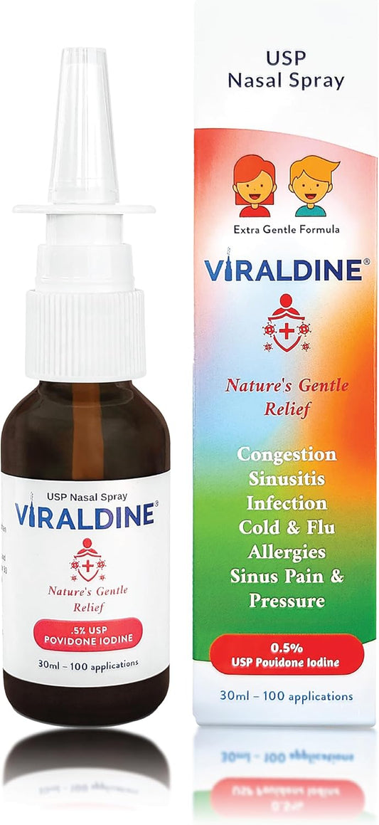 Clearance .5% Antiviral Povidone Iodine Nasal Spray