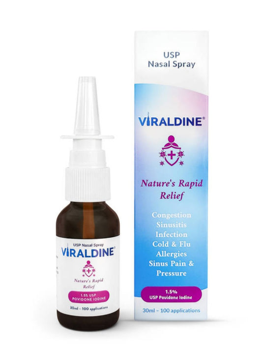 Viraldine 1.5 % Povidone-Iodine Nasal Spray