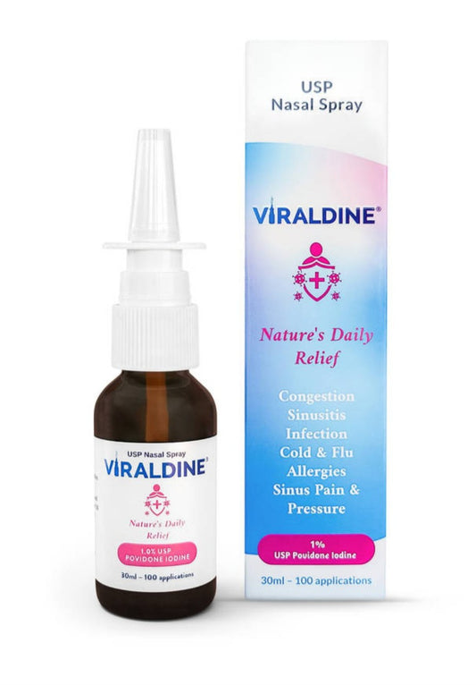 Viraldine 1% Povidone-Iodine Nasal Spray