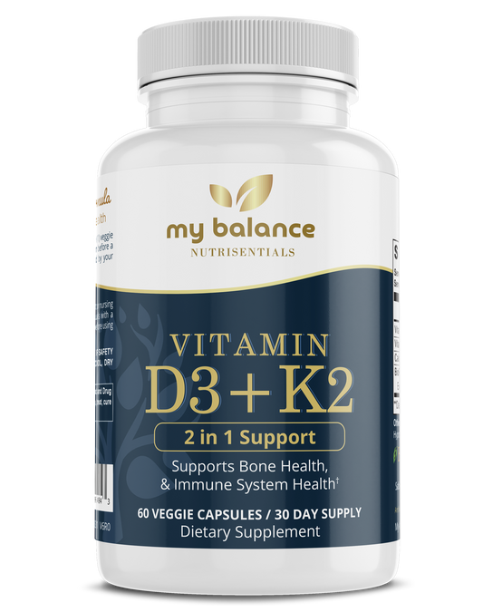 Vitamin D3 & K2 Supplement For Natural Immune Support "Happy Vitamin"